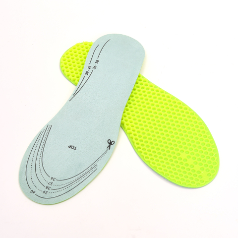 Oem Shoe Padded High Elastic Honeycomb Running Inserts Sports Comfort Increase Insoles