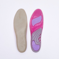 Custom Pink Breathing Gel Sports Insoles for Women – OEM/ODM Factory, Breathable Gel for Comfort, Wholesale Supply