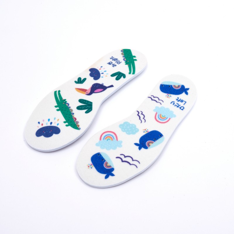 Custom Kids Printed Insoles Manufacturer | Soft EVA Cartoon Shoe Insoles OEM
