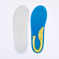 Custom Blue & Yellow Gel Sports Insoles – OEM/ODM Factory for Shock Absorption & Arch Support Wholesale