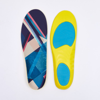 Custom Yellow Athletic Shoe Insoles for Flat Feet – OEM/ODM Factory for Shock Absorption & Arch Support, Wholesale Supply