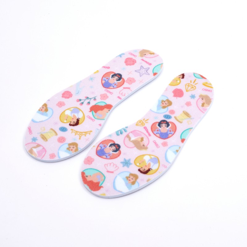 Custom Princess Kids Insoles Manufacturer | Soft Breathable Cartoon EVA Shoe Insoles OEM